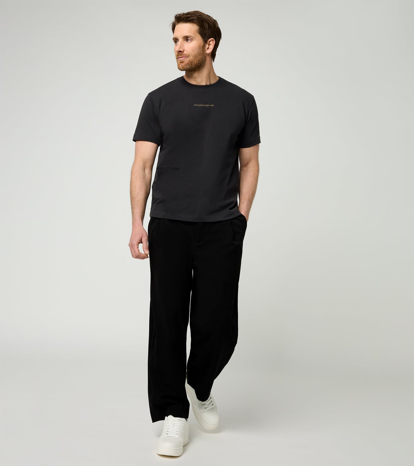 ユニセックス Tシャツ(ブラック) – Porsche x Tennis Heritage