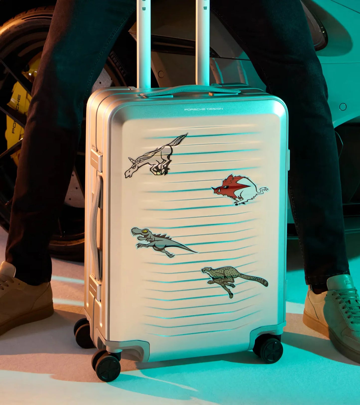 ポルシェデザイン・アルミニウム・トローリーケース Sサイズ - シルバー