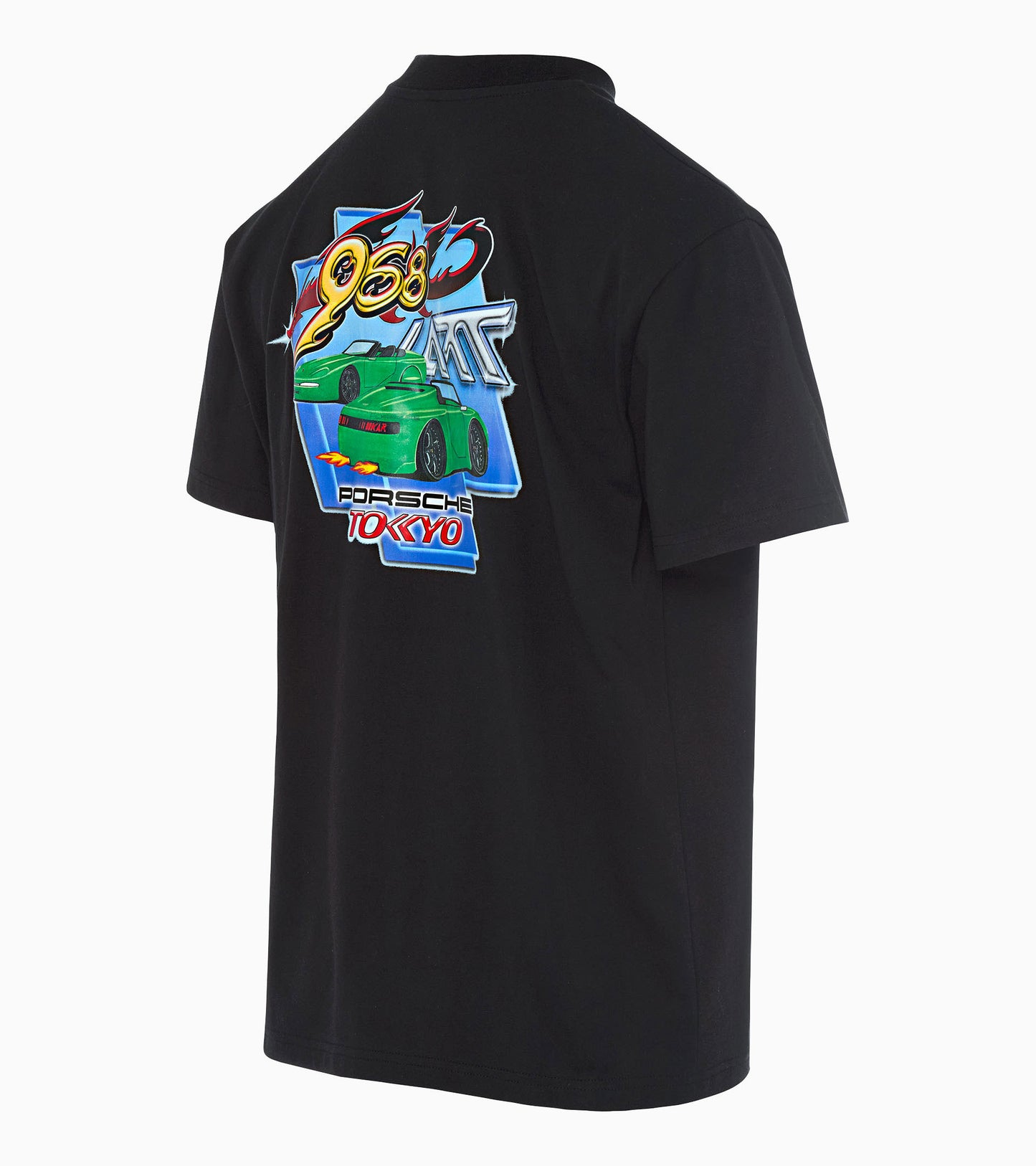 L’Art de L’Automobile x Porsche Tシャツ ユニセックス - ブラック