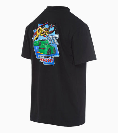 L’Art de L’Automobile x Porsche Tシャツ ユニセックス - ブラック