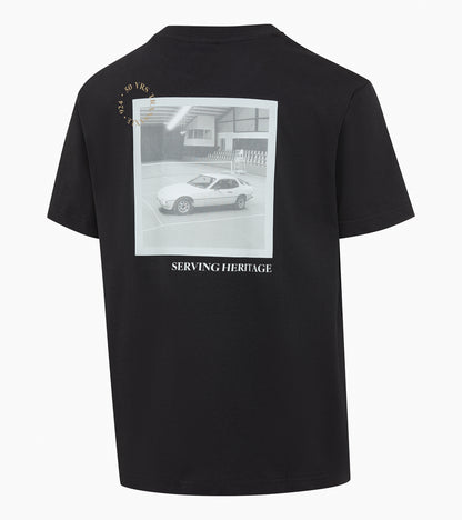 ユニセックス Tシャツ（ブラック） – Porsche x Tennis Heritage