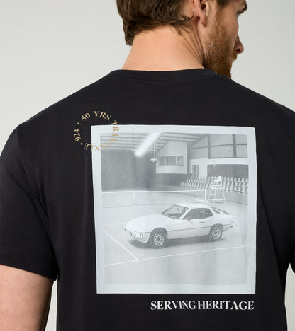 ユニセックス Tシャツ（ブラック） – Porsche x Tennis Heritage