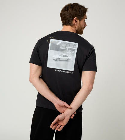 ユニセックス Tシャツ（ブラック） – Porsche x Tennis Heritage