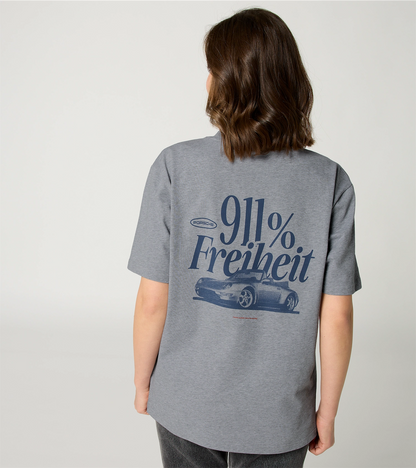 Tシャツ ダークグレー Retro - Porsche Fan Community