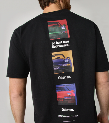 Tシャツ ブラック Retro - Porsche Fan Community