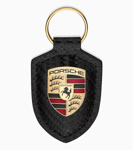 ポルシェクレストキーリング（カーボン調） - 25Y カレラGT コレクション