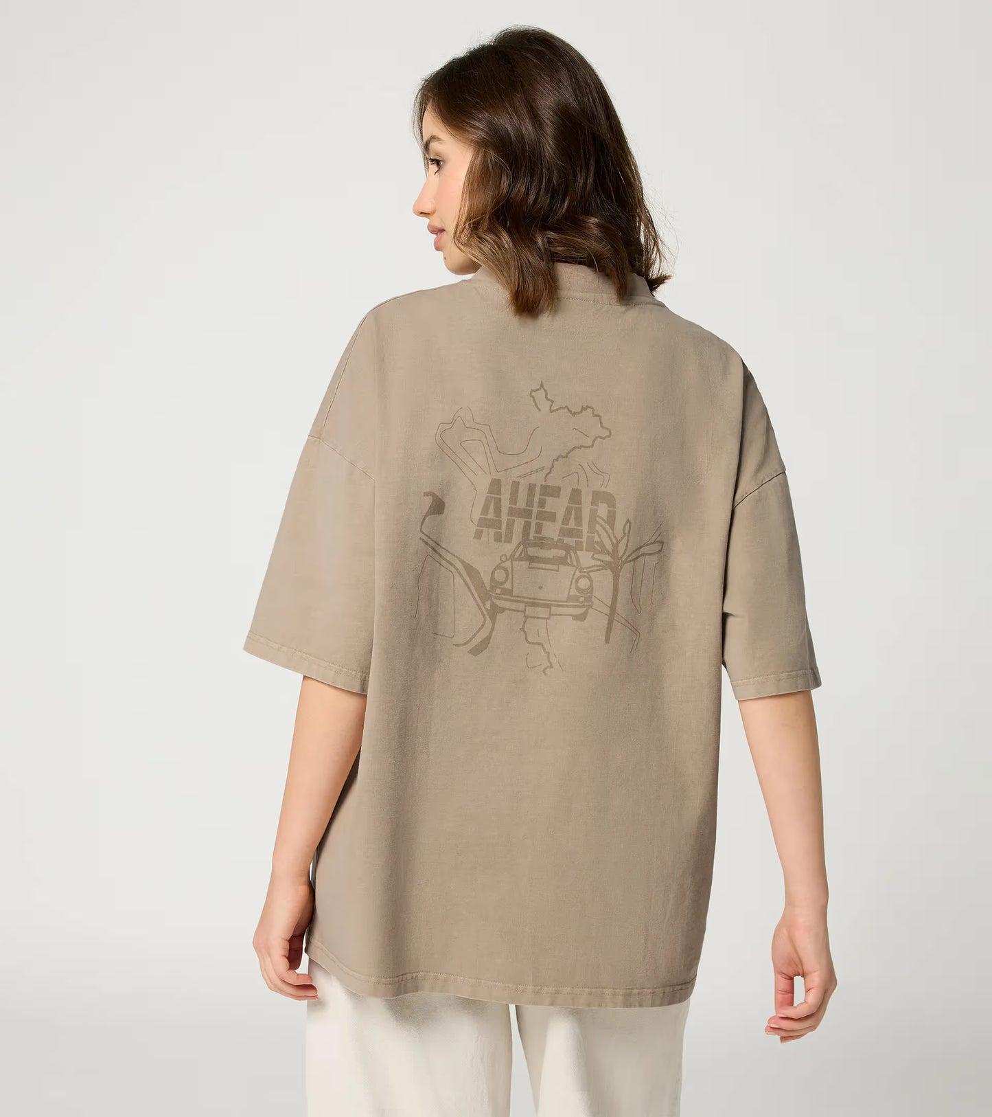 ユニセックス Tシャツ（ベージュ） - AHEAD